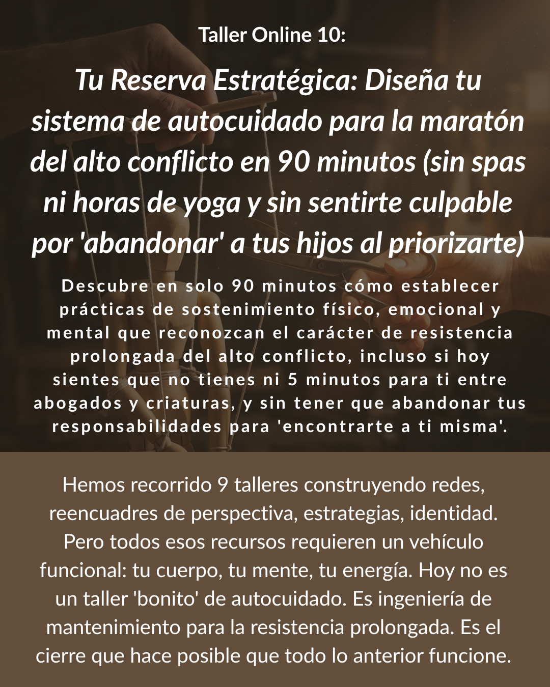 Arsenal Estratégico para la Resistencia (y Resiliencia) Materna en 2 meses y medio