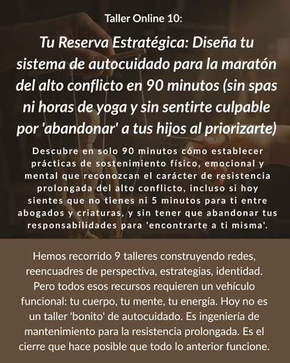 Arsenal Estratégico para la Resistencia (y Resiliencia) Materna en 2 meses y medio