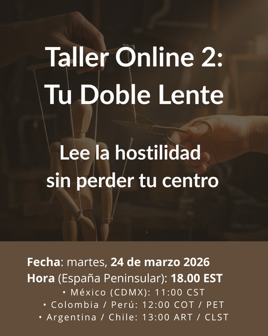 Tu Doble Lente: Lee el Control sin Perder tu Centro en 90 Minutos (sin dejarte arrastrar por el caos y sin tener que responder a cada provocación para demostrar tu verdad)