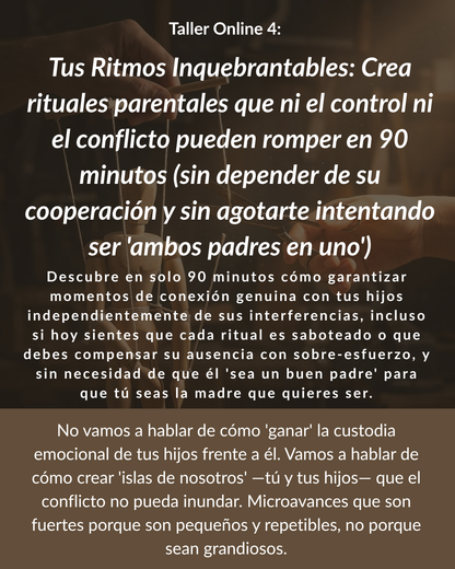 Arsenal Estratégico para la Resistencia (y Resiliencia) Materna en 2 meses y medio